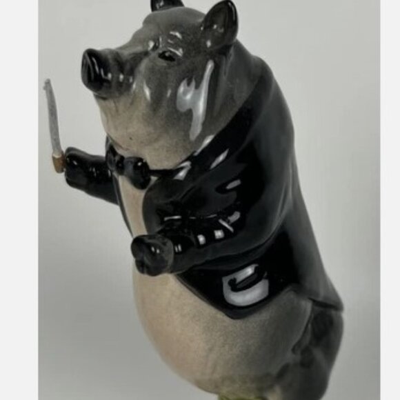 Beswick Pig Promenade John PP1 The Conductor Figurine Vintage